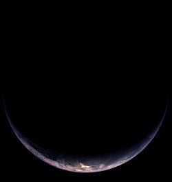 for-all-mankind:  sci-universe:  The illuminated crescent of