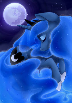 grandifloruart:  Princess Luna by grandifloru  ^w^