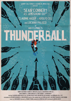 thepostermovement:  Thunderball by Alain Bossuyt