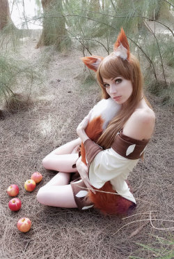 hot-cosplays-babes:  Holo the Wise Wolf - Woods II by MeganCoffey