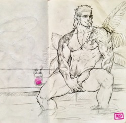 p2ndcumming:  redgart:  You might be tired of me drawing gladio