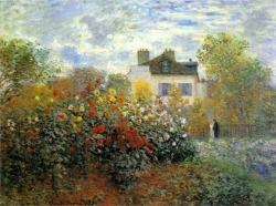 aizobnomragym:   Claude Monet“The Garden of Monet at Argenteuil”