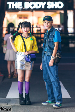 tokyo-fashion:  17-year-old Japanese students Misaki and Jyomal