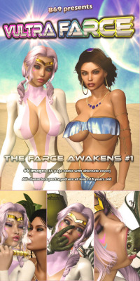 Princess  Amara spends her vacation at planet Haram getting baked with her friend  Jasper, but soon realizes that the planet is under invasion. 66 pages of sci fi fun is available here and now! Vultra Farce: The Farce Awakens #1  http://renderoti.ca/Vultr