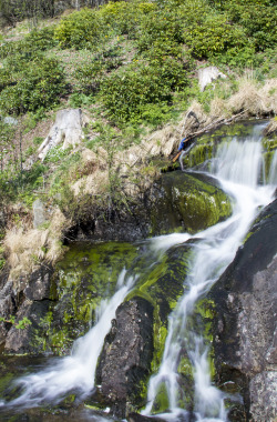 Waterfall by Keaphoto 1- ND filter 2- ND filter and Rainbow filter