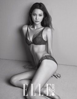 koreanmodel:  Han Eu Ddeum for Elle Korea Sept 2015 