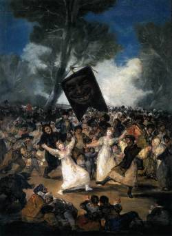 artist-goya: The Burial of the Sardine (Corpus Christi Festival