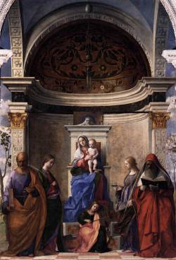 artmastered:  Giovanni Bellini, San Zaccaria Altarpiece, 1505