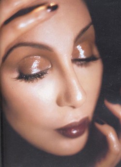 fawnvelveteen:Cher as Merle Oberon for Making Face by Kevyn