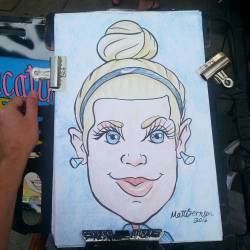 Doing caricatures at Dairy Delight!  #art #drawing #artstix #caricatures