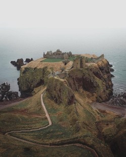 myfairylily:Dunnottar castle, Aberdeenshire, Scotland | @brockiesteve 