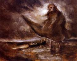 sixpenceee:The Water Ghost, Alfred Kubin: Kubin worked mainly