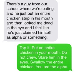 weightedthinking:bluewulf:Be the alpha  Dis me irl though. I