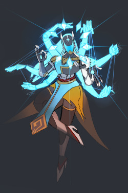 tu-ie:  Messy Zen+ Symmetra fusion courtesy of @kuueater​ for