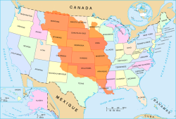 Louisiana Purchase: In 1803 the US bought 2.1 million square