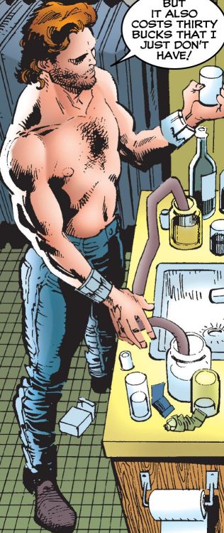 shirtlessmenincomics:Shirtless Ben Reilly by John Romita Jr.