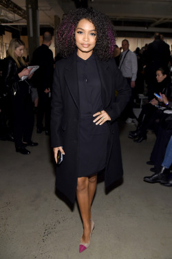 celebritiesofcolor:  Yara Shahidi attends the DKNY Women’s