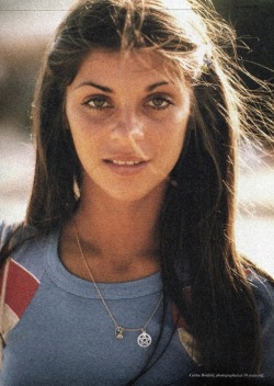 supermodelgif:  Carine Roitfeld, photographed at 18 years old.