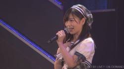 hkt48g:4th generation member Tsukiashi Amane did her   Zenza