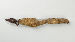 met-egyptian-art:  Sacred animal mummy of crocodile, Egyptian