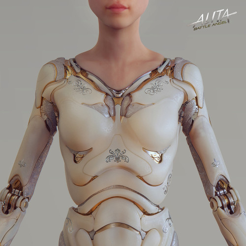 rhubarbes:  Alita: Battle Angel - “Doll” Body design by Vitaly