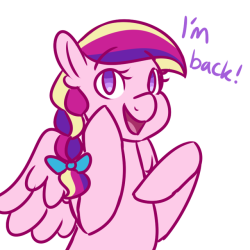 ask-fillyprincesscadence: IM BACK!! For good this time!! However,