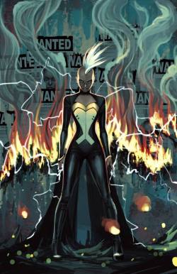 superheroesincolor:  Storm (Ororo Munroe) by Stephanie Hans  