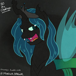30 minute challenge, Queen Chrysalis.  I made IT a king. hur