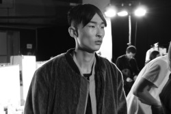 koreanmodel:  Kim Sang Woo at Casely Hayford Fall 2014 London