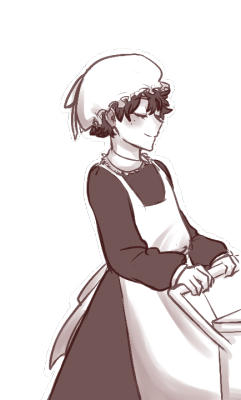 insanemarshmallow:  Here are the maid Dekus I made for the video!