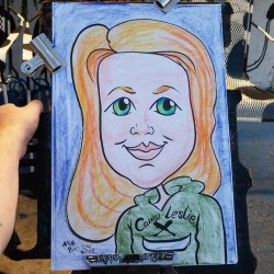 Tis the season. Summer means ice cream for dinner.     #caricature