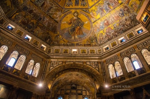 legendary-scholar:  Baptistery Ceiling Florence Italy.