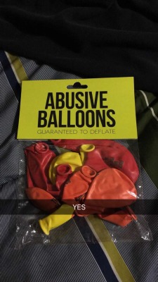 mr-no-fairy:  MY BALLOONS CAME IN 