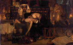 colourthysoul:  Sir Lawrence Alma-Tadema - Death of the Pharaoh’s