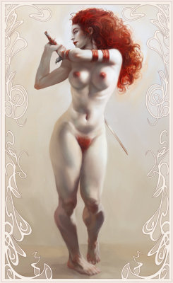 superheroes-or-whatever:  Red Sonja by ~Artlacal 