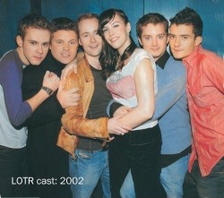 Hard to believe it’s been 10 years! (Dominic Monaghan, Sean Astin, Billy Boyd, Liv Tyler, Elijah Wood and Orlando Bloom)