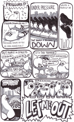 pigeoncomics: Pigeon Comic 44 - Under Pressure Stay coo’, pigeon