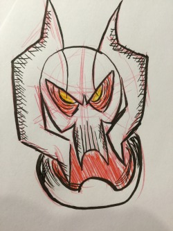 zachsketches:  A small sketch I did of General Grievous last