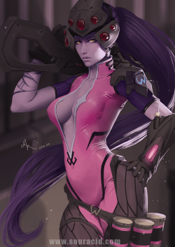 art-of-cg-girls:Widowmaker by SourAcid