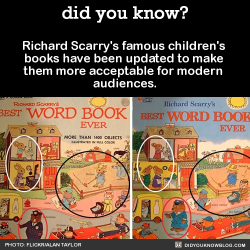 did-you-kno:  Richard Scarry's famous children’s books have