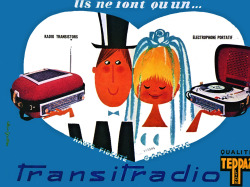 publicite-francaise:  Alain Gaultier - Transitradio - Radio transistors