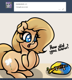 ask-backy: It’s yellow, and blue, and a stick, amazing.  [Patreon