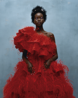 pocmodels:Adut Akech   by Tyler Mitchell for Vogue US - April