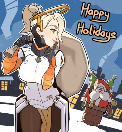 fandom-artworks: splashbrush: and happy holidays to everyone