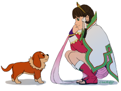 gramophoneturtle: Shah’do and Rayfa from Ace Attorney 6, Spirit