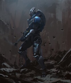 cyberclays:  Garrus - Mass Effect fan art by ryan lang [Timelapse