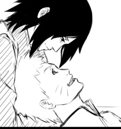 cubur:  NaruSasu sketch(=ﾟωﾟ)ﾉ ‘but this time adult