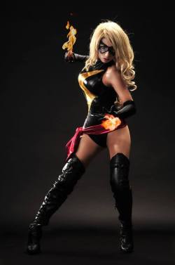 cosplayandgeekstuff:  Atenea cosplay (Mexico) as Ms. Marvel.