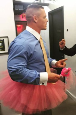 mannixxbella:  Everyone needs John Cena in a tutu on their blog.