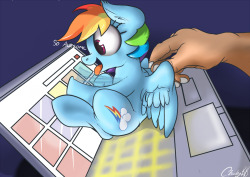 Dashie No!!!!! by MistyDash  X3! EEEeeeesocuuuuute